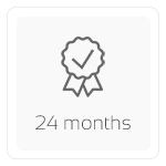 24 Months (2 years) warranty