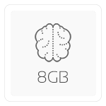 8 GB DDR4 @ 3200 MHz CL22 (1 x 8 GB)