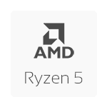 AMD Ryzen™ 5 240 (tot 5.0 GHz – 6 Cores / 12 Threads – 22 MB Cache)