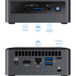 Intel NUC10i3FNH Linux Mini Connections