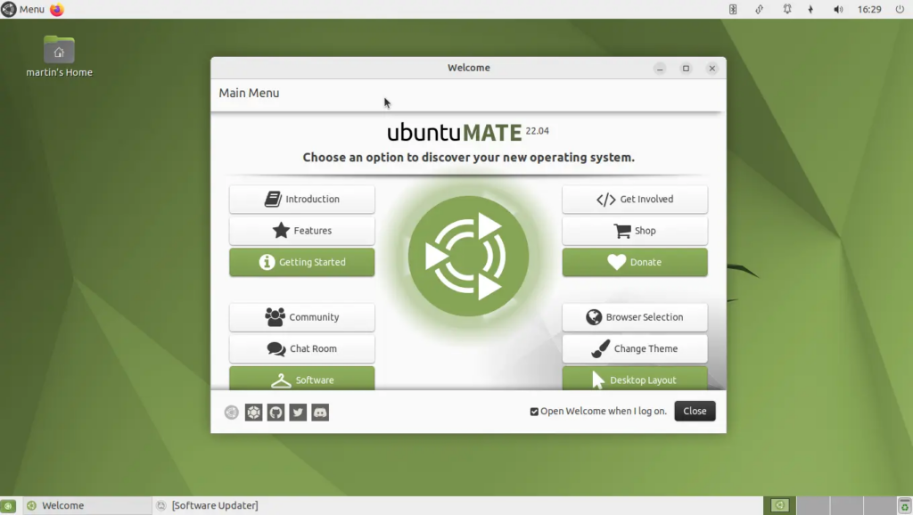 Ubuntu Mate preinstalled Linux